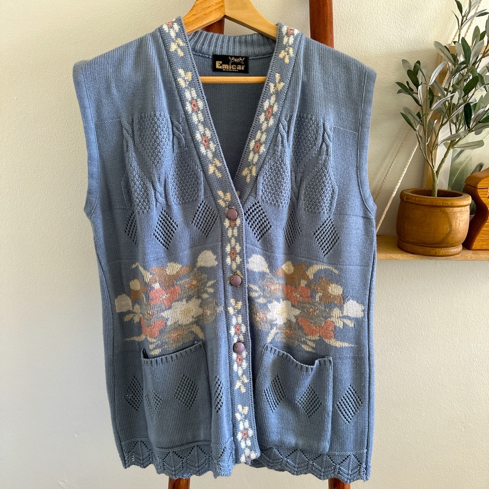 Vintage cottagecore vest
